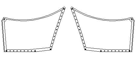 Corsair 24 Bow drawing example