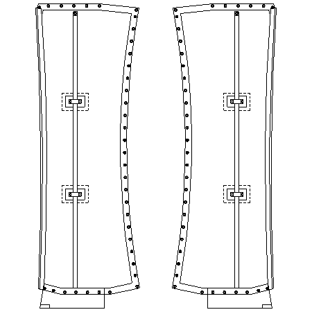 Corsair 27 Wing w/straps drawing example