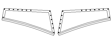 Corsair 31 Aft 4 sided drawing example