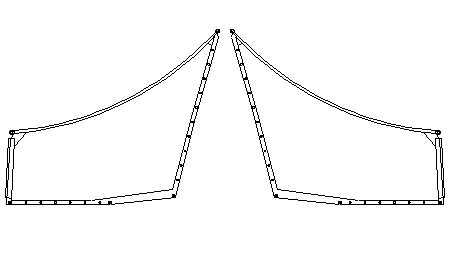 Corsair 31 Bow drawing example
