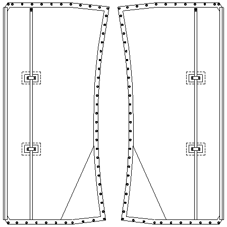 Corsair 31 Wing w/straps drawing example