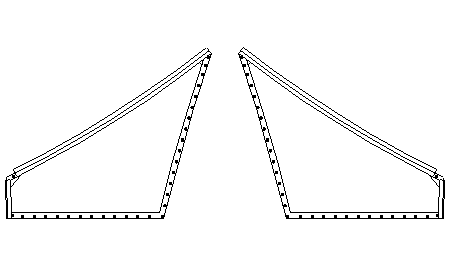 Corsair 36 Bow drawing example