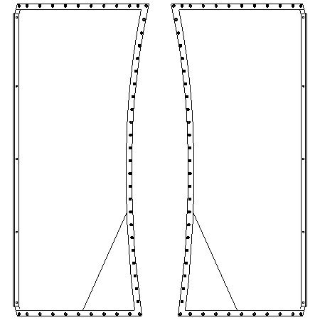 F-33 Wing catamaran trampoline net diagram, ATN replacement netting