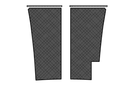 Outremer 55L w/raft cutout drawing example