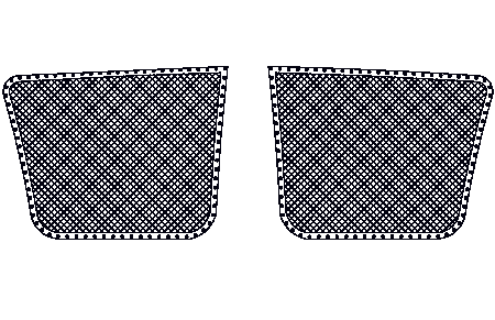 Sunreef 50 catamaran trampoline net diagram, ATN replacement netting