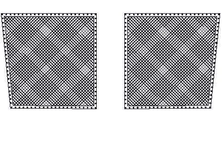 Wave 58 catamaran trampoline net diagram, ATN replacement netting