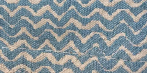 Wavy Aqua Sailors Pillow swatch