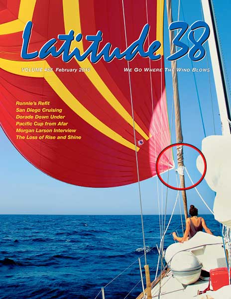 ATN Tacker on the cover of Latitude 38 magazine