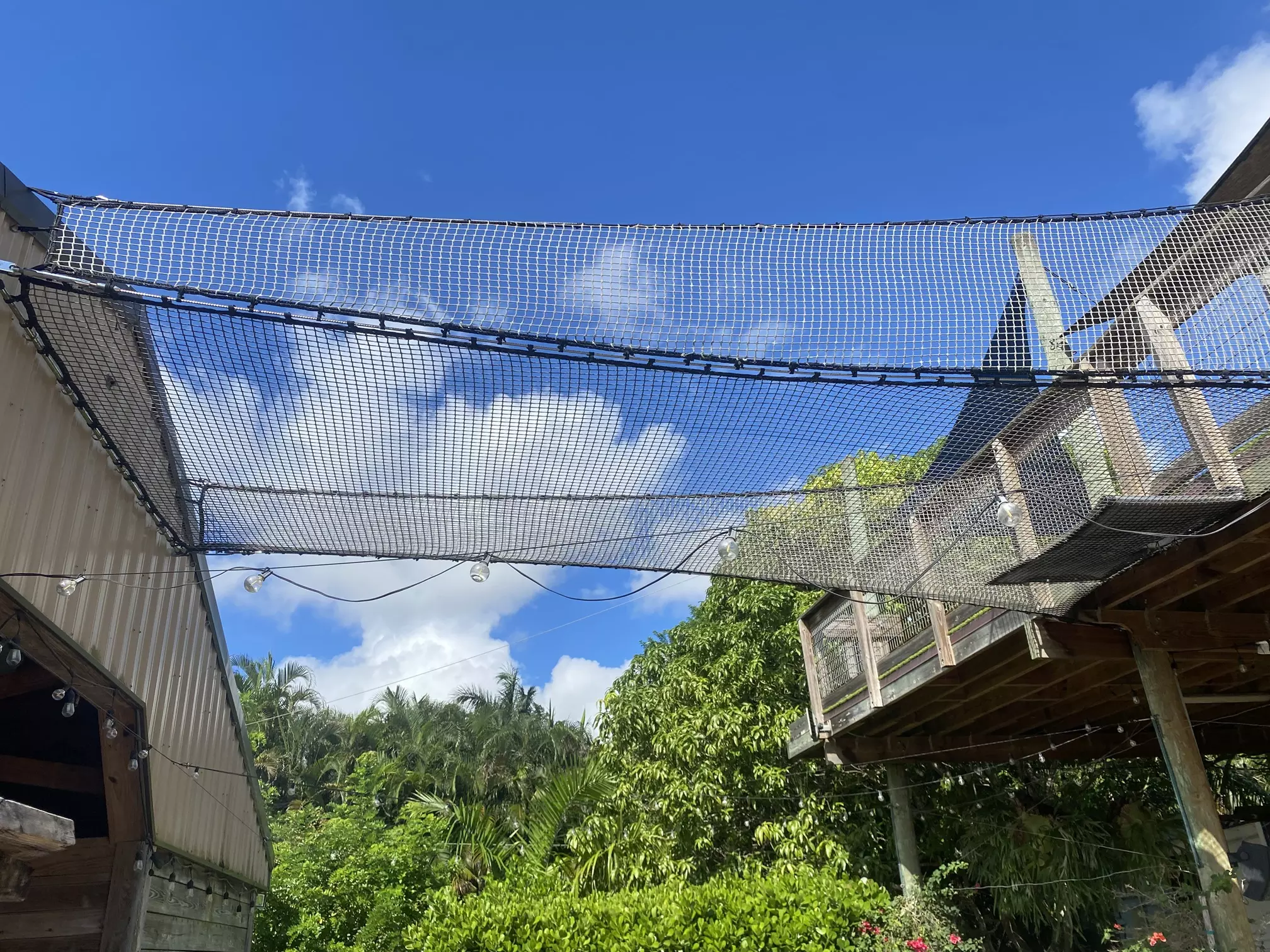 Outdoor Loft Net with jungle views for eco-resorts & similar