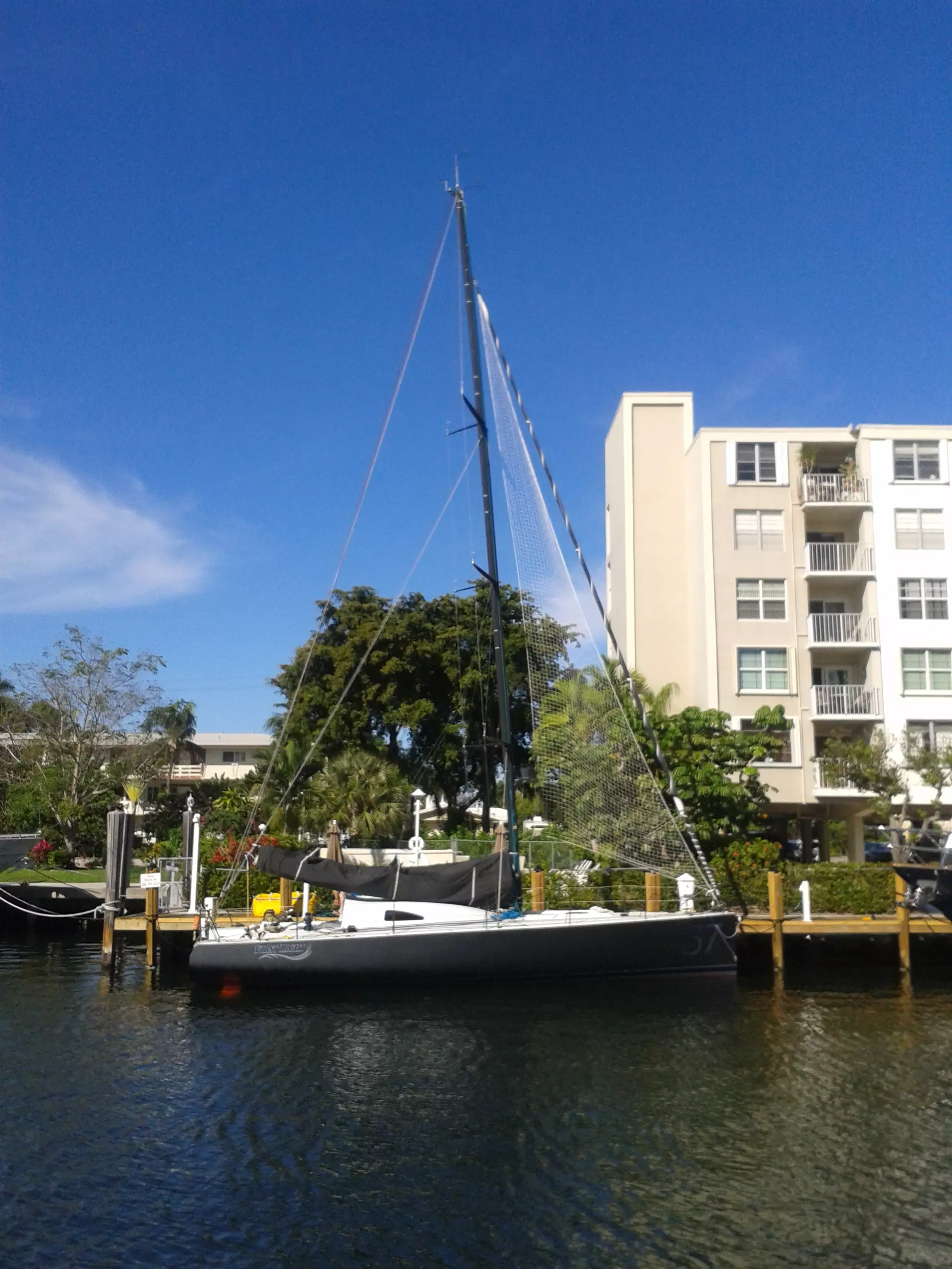 ATN Belgian Jib, foretriangle net that prevents spinnaker wraps