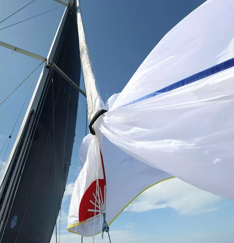 ATN Spinnaker Sleeve — pennant detail