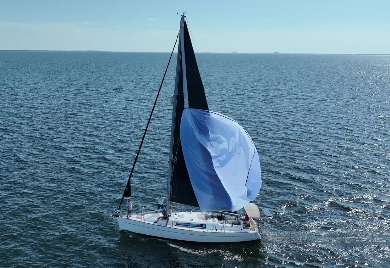 ATN Spinnaker Sleeve on a racing yacht