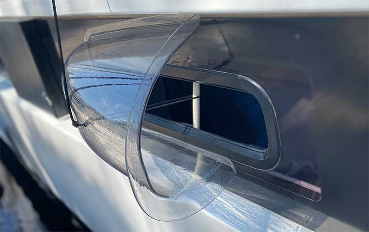 ATN AirScoop drives wind, not rain, through any vertical hatch