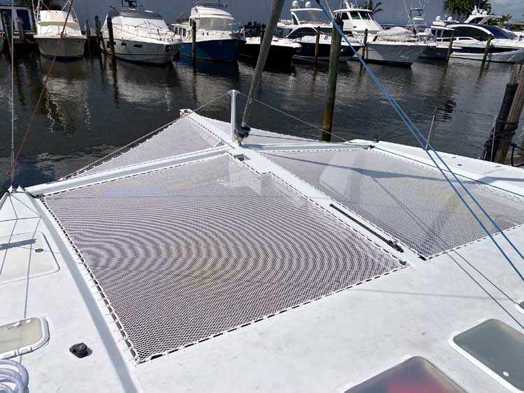ATN Nets on 54' Catamaran