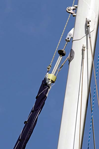ATN Genoa Sleeve — on Oyster yacht