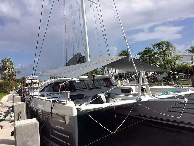 Nautitech 54 catamaran with ATN Multi Awning