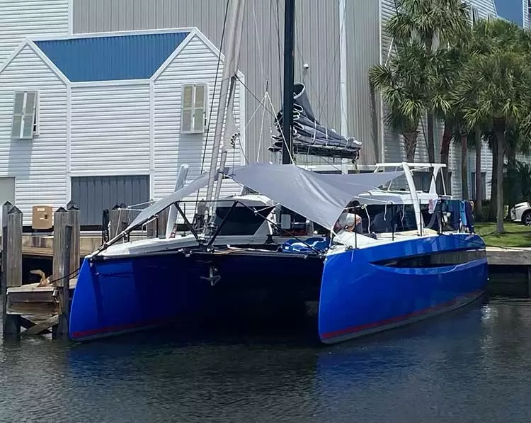 New catamaran ATN Multi Awning install