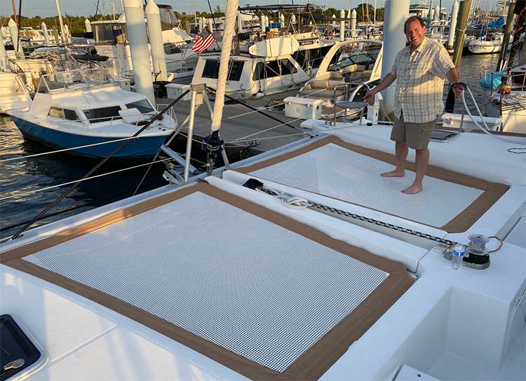 ATN Multihull Net- Lagoon 450 with Happy Owner