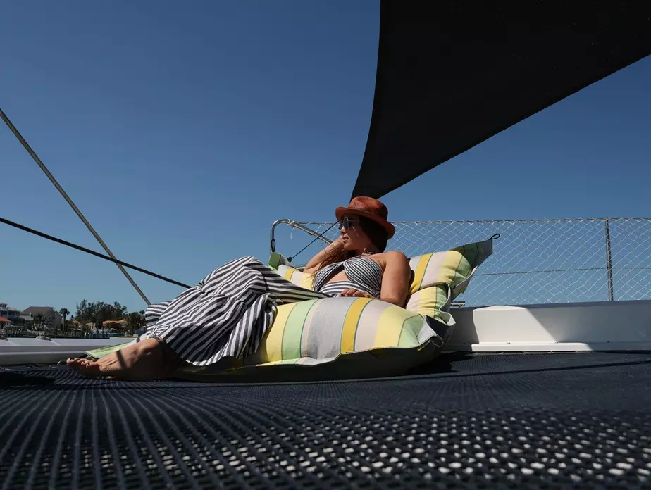 ATN Sailor's Pillow with deck relaxation